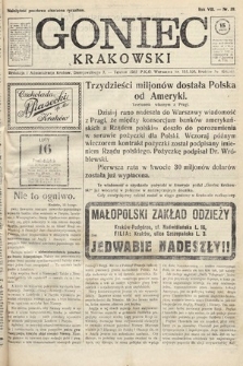 Goniec Krakowski. 1925, nr 39