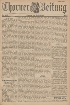 Thorner Zeitung. 1901, Nr. 294 (15 Dezember) - Viertes Blatt