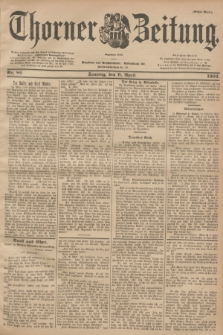 Thorner Zeitung : Begründet 1760. 1902, Nr. 80 (6 April) - Erstes Blatt