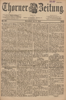 Thorner Zeitung : Begründet 1760. 1902, Nr. 137 (14 Juni) - Erstes Blatt