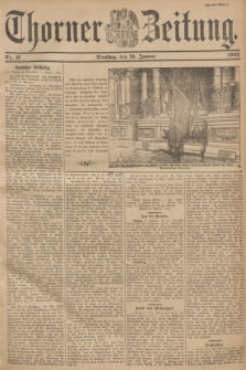 Thorner Zeitung. 1902, Nr. 17 (21 Januar) - Zweites Blatt