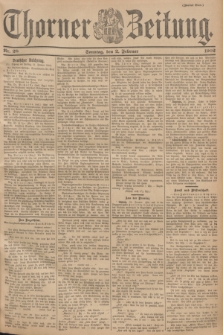 Thorner Zeitung. 1902, Nr. 28 (2 Februar) - Zweites Blatt