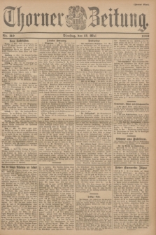 Thorner Zeitung. 1902, Nr. 110 (13 Mai) - Zweites Blatt