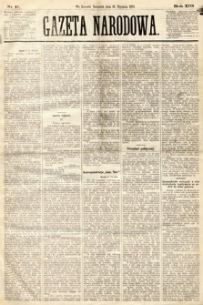 Gazeta Narodowa. 1874, nr 11