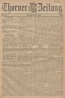 Thorner Zeitung. 1902, Nr. 144 (22 Juni) - Zweites Blatt