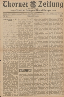 Thorner Zeitung : Ostdeutsche Zeitung und General-Anzeiger. 1904, Nr. 228 (28 September) + dod.