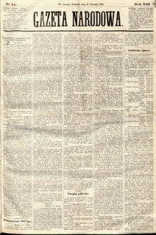 Gazeta Narodowa. 1874, nr 14