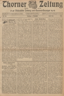 Thorner Zeitung : Ostdeutsche Zeitung und General-Anzeiger. 1904, Nr. 262 (6 November) - Zweites Blatt