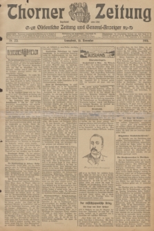 Thorner Zeitung : Ostdeutsche Zeitung und General-Anzeiger. 1904, Nr. 272 (19 November) + dod.