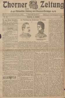 Thorner Zeitung : Ostdeutsche Zeitung und General-Anzeiger. 1904, Nr. 278 (26 November) + dod.