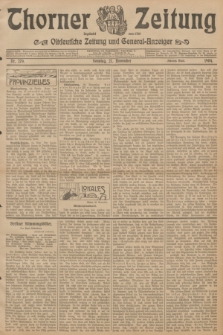 Thorner Zeitung : Ostdeutsche Zeitung und General-Anzeiger. 1904, Nr. 279 (27 November) - Zweites Blatt