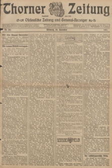 Thorner Zeitung : Ostdeutsche Zeitung und General-Anzeiger. 1904, Nr. 281 (30 November) + dod.