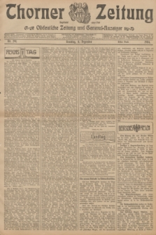 Thorner Zeitung : Ostdeutsche Zeitung und General-Anzeiger. 1904, Nr. 291 (11 Dezember) - Erstes Blatt + dod.