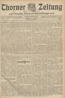 Thorner Zeitung : Ostdeutsche Zeitung und General-Anzeiger. 1905, Nr. 9 (11 Januar) + dod.