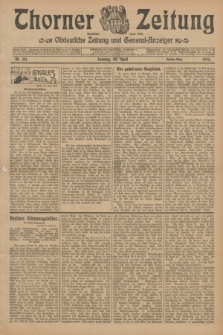 Thorner Zeitung : Ostdeutsche Zeitung und General-Anzeiger. 1905, Nr. 101 (30 April) - Zweites Blatt + dod.