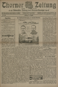 Thorner Zeitung : Ostdeutsche Zeitung und General-Anzeiger. 1905, Nr. 199 (25 August) + dod.