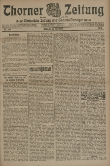 Thorner Zeitung : Ostdeutsche Zeitung und General-Anzeiger. 1905, Nr. 269 (15 November) + dod.