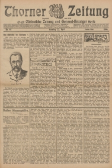Thorner Zeitung : Ostdeutsche Zeitung und General-Anzeiger. 1906, Nr. 93 (22 April) - Zweites Blatt