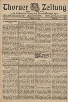 Thorner Zeitung : Ostdeutsche Zeitung und General-Anzeiger. 1906, Nr. 99 (29 April) - Zweites Blatt