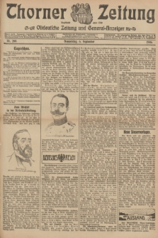 Thorner Zeitung : Ostdeutsche Zeitung und General-Anzeiger. 1906, Nr. 208 (6 September) + dod.