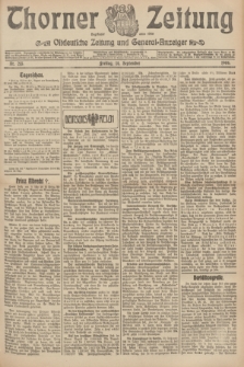 Thorner Zeitung : Ostdeutsche Zeitung und General-Anzeiger. 1906, Nr. 215 (14 September) + dod.