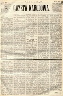 Gazeta Narodowa. 1874, nr 35