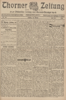 Thorner Zeitung : Ostdeutsche Zeitung und General-Anzeiger. 1906, Nr. 253 (28 Oktober) - Erstes Blatt + dod.