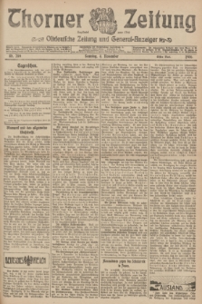 Thorner Zeitung : Ostdeutsche Zeitung und General-Anzeiger. 1906, Nr. 259 (4 November) - Erstes Blatt + dod.