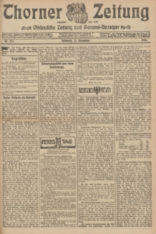 Thorner Zeitung : Ostdeutsche Zeitung und General-Anzeiger. 1906, Nr. 273 (21 November) + dod.