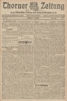Thorner Zeitung : Ostdeutsche Zeitung und General-Anzeiger. 1906, Nr. 296 (19 Dezember) - Erstes Blatt + dod.