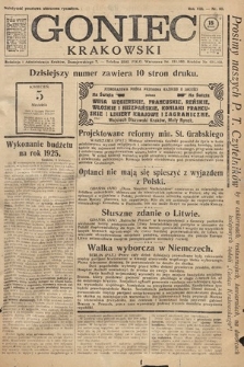 Goniec Krakowski. 1925, nr 80