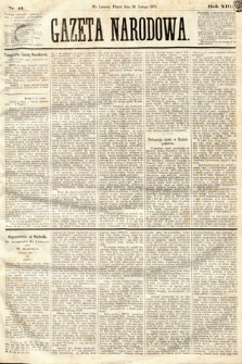 Gazeta Narodowa. 1874, nr 41