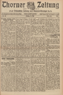 Thorner Zeitung : Ostdeutsche Zeitung und General-Anzeiger. 1907, Nr. 121 (26 Mai) - Zweites Blatt