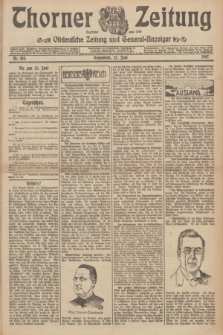 Thorner Zeitung : Ostdeutsche Zeitung und General-Anzeiger. 1907, Nr. 144 (22 Juni) + dod.