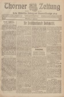 Thorner Zeitung : Ostdeutsche Zeitung und General-Anzeiger. 1919, Nr. 5 (7 Januar)