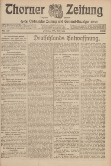 Thorner Zeitung : Ostdeutsche Zeitung und General-Anzeiger. 1919, Nr. 50 (28 Februar)