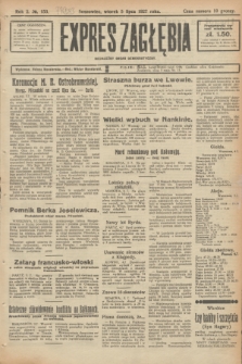 Expres Zagłębia : niezależny organ demokratyczny. R.2, № 153 (5 lipca 1927)