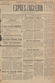 Expres Zagłębia : niezależny organ demokratyczny. R.2, № 177 (2 sierpnia 1927)