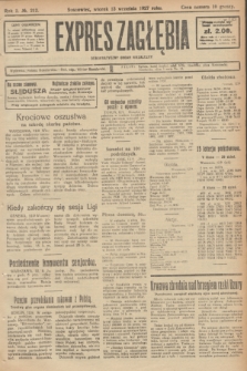 Expres Zagłębia : demokratyczny organ niezależny. R.2, № 212 (13 września 1927)