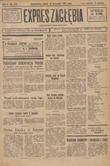 Expres Zagłębia : demokratyczny organ niezależny. R.2, № 215 (16 września 1927)