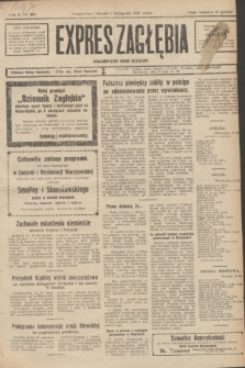 Expres Zagłębia : demokratyczny organ niezależny. R.2, № 254 (1 listopada 1927)