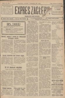 Expres Zagłębia : demokratyczny organ niezależny. R.2, nr 267 (17 listopada 1927)