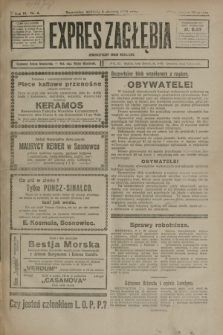 Expres Zagłębia : demokratyczny organ niezależny. R.3, nr 6 (8 stycznia 1928) + dod.