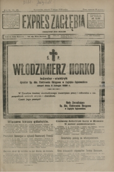 Expres Zagłębia : demokratyczny organ niezależny. R.3, nr 30 (7 lutego 1928)