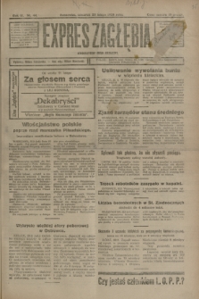 Expres Zagłębia : demokratyczny organ niezależny. R.3, nr 44 (23 lutego 1928)
