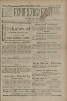Expres Zagłębia : demokratyczny organ niezależny. R.3, nr 49 (28 lutego 1928)