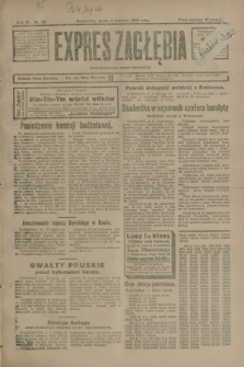 Expres Zagłębia : demokratyczny organ niezależny. R.3, nr 82 (4 kwietnia 1928)