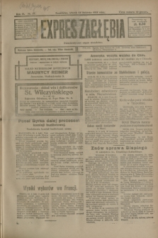 Expres Zagłębia : demokratyczny organ niezależny. R.3, nr 97 (24 kwietnia 1928)