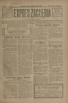 Expres Zagłębia : demokratyczny organ niezależny. R.3, nr 101 (28 kwietnia 1928)