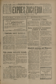 Expres Zagłębia : demokratyczny organ niezależny. R.3, nr 122 (25 maja 1928)